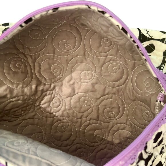 Jack Skellington Nightmare Before Christmas Quilted Makeup Bag Pouch Case Tote - Picture 8 of 8